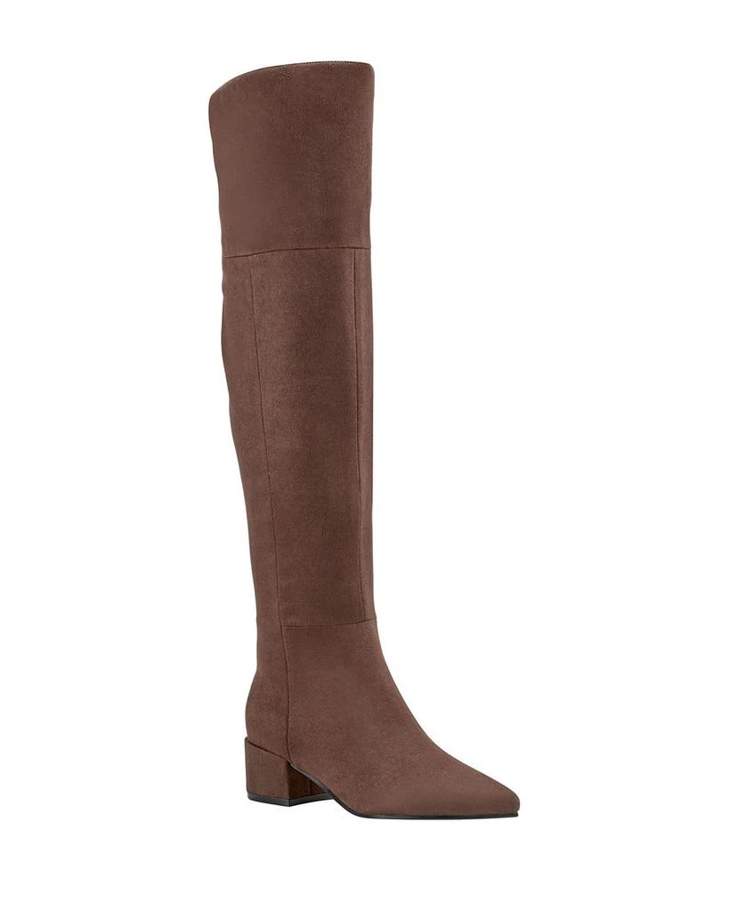 Marc Fisher Women's Lottie Pointed Toe Block Heel Tall Boots 1