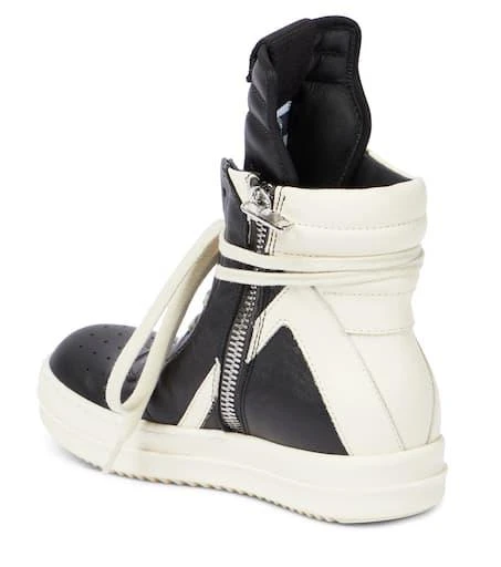 Rick Owens Kids Geobasket high-top leather sneakers 3