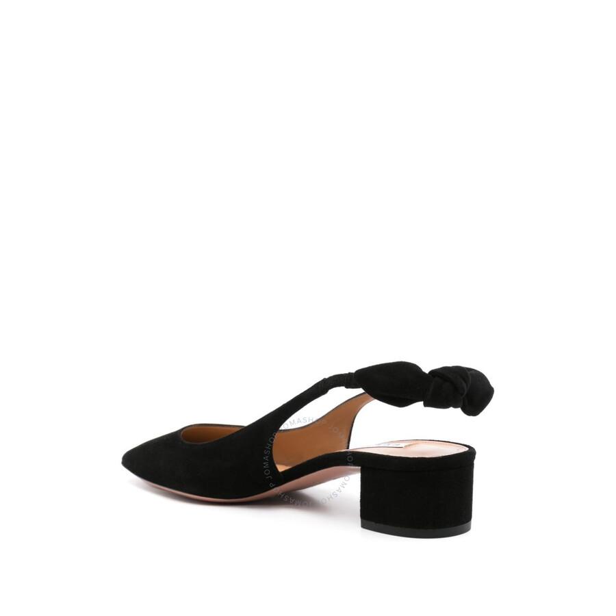 Aquazzura Very Bow Tie Slingback Pumps