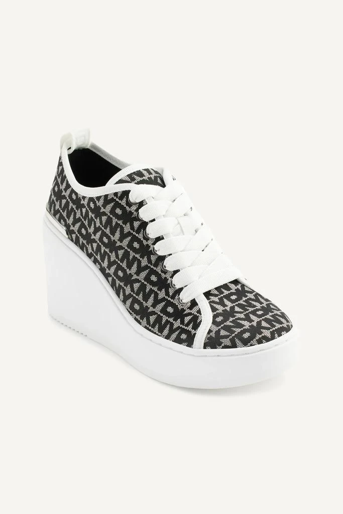DKNY BYLA LACE UP WEDGE SNEAKER 2