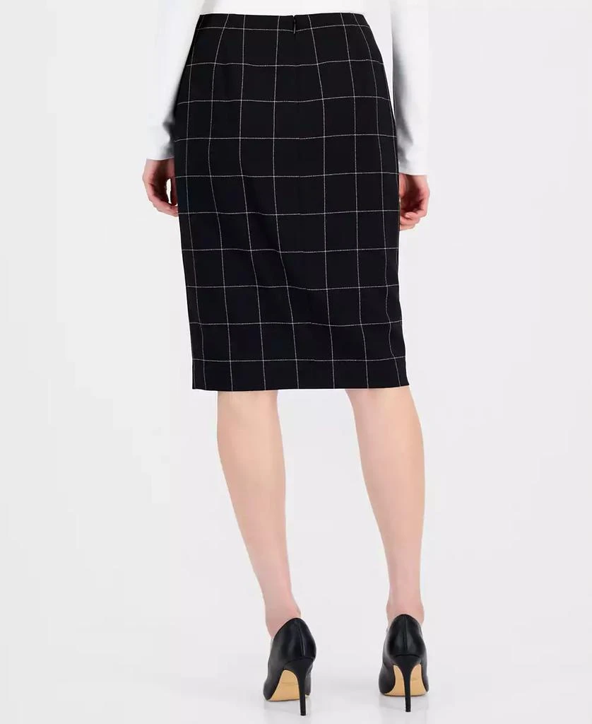 Tahari Women
s Windowpane-Print Skirt Suit Set 6