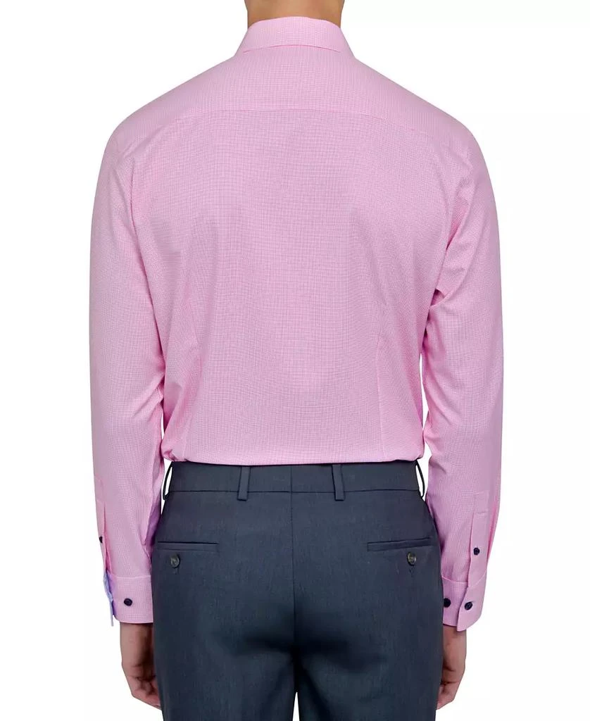 ConStruct Men’s Recycled Slim Fit Micro Texture 4-Way Stretch Performance Dress Shirt 3