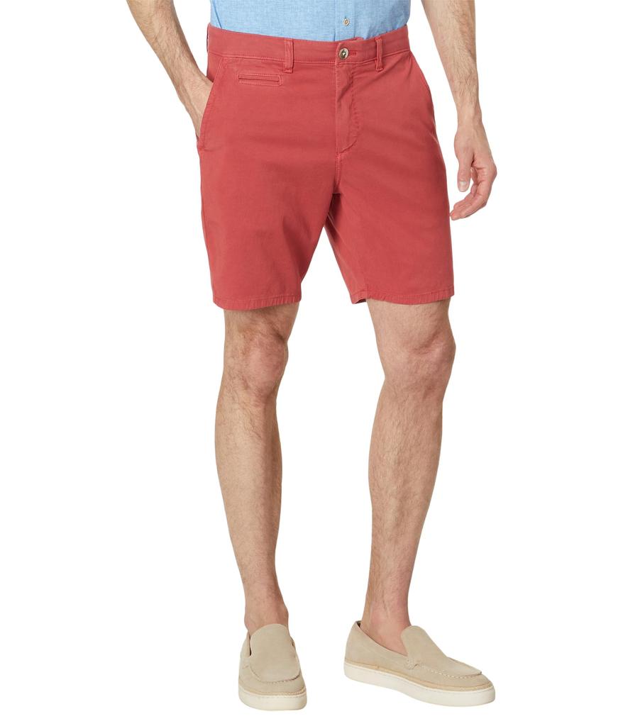 Johnnie-O Nassau Garment Dyed And Washed Stretch Shorts