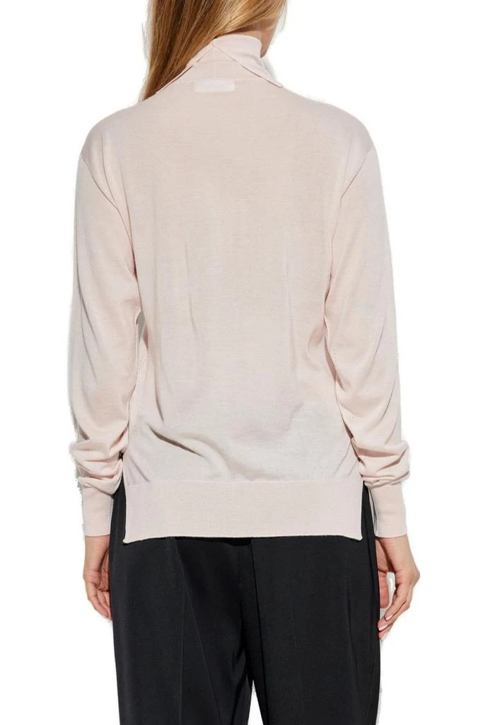 Jil Sander Jil Sander High-Neck Plain Knit Sweater 3