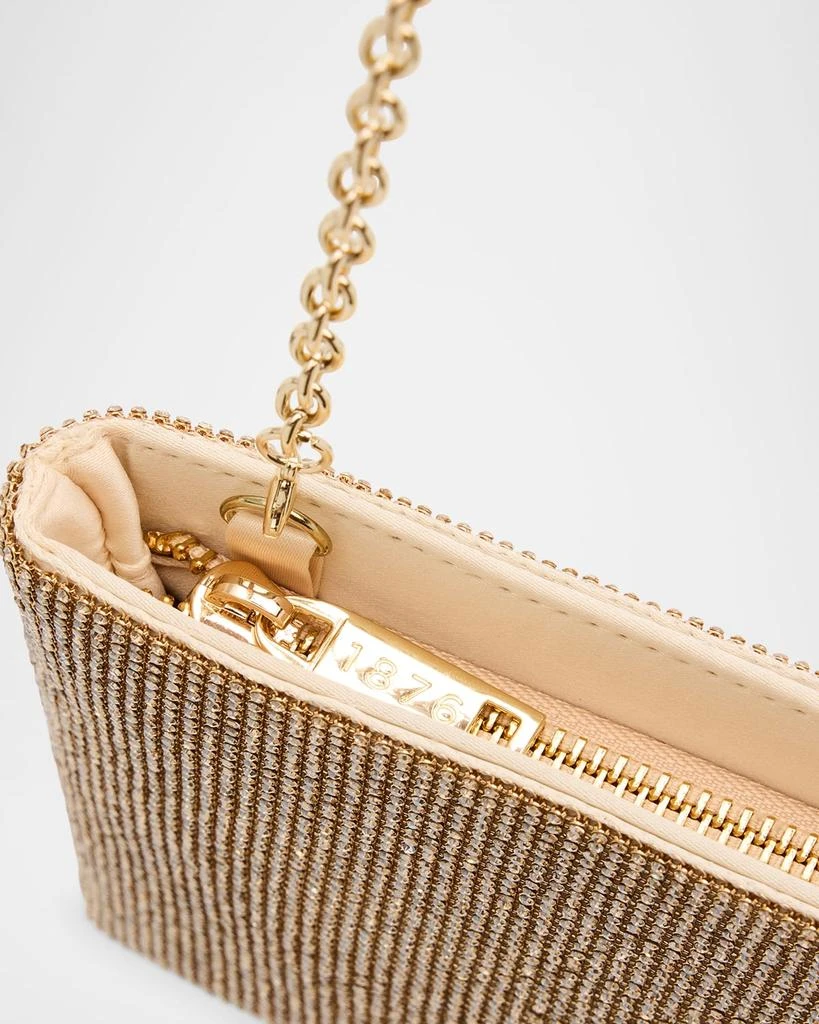 Whiting & Davis Lainey Mesh Brass Clutch Bag 5