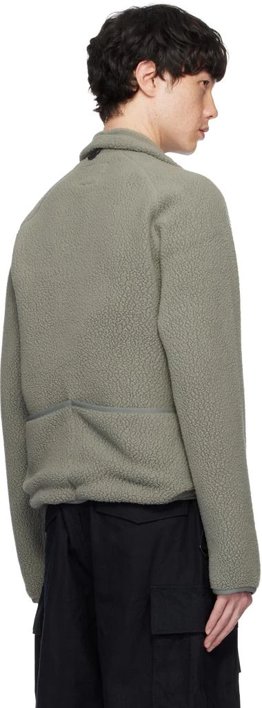 Snow Peak Gray Thermal Boa Fleece Jacket 3