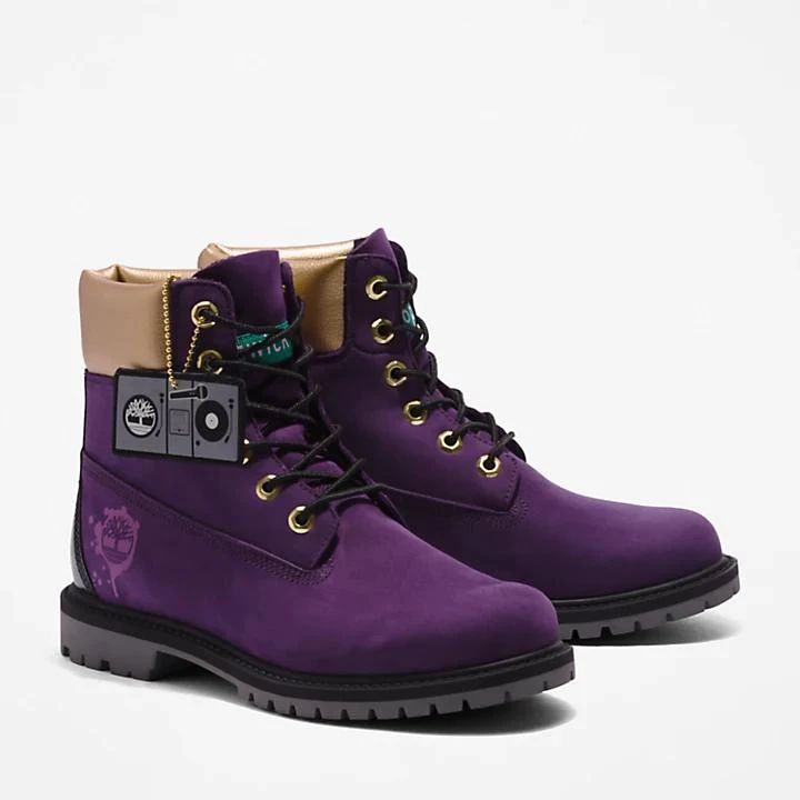 Timberland Timberland Heritage 6 Inch Boot for Women in Purple 4