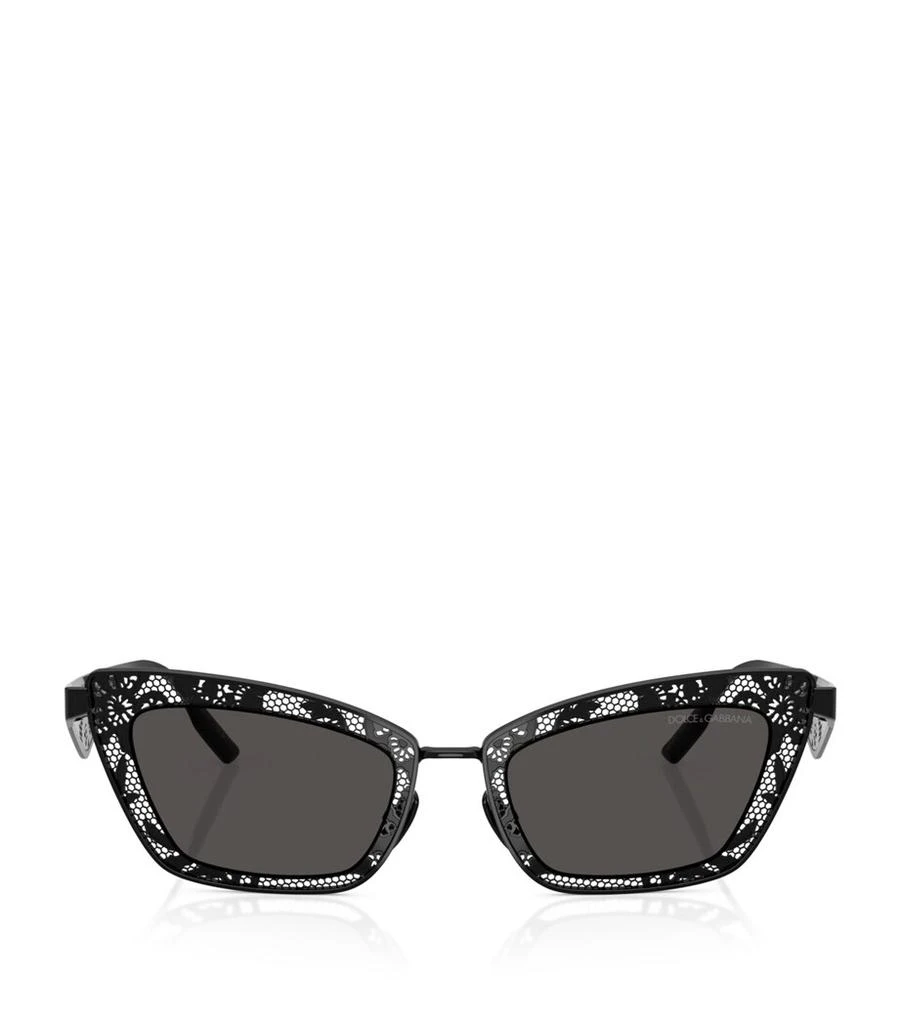 Dolce & Gabbana Steel Cat Eye Sunglasses 1