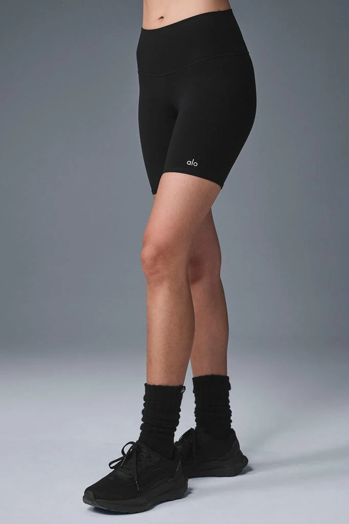 Alo 7" High-Waist Biker Short - Black 5