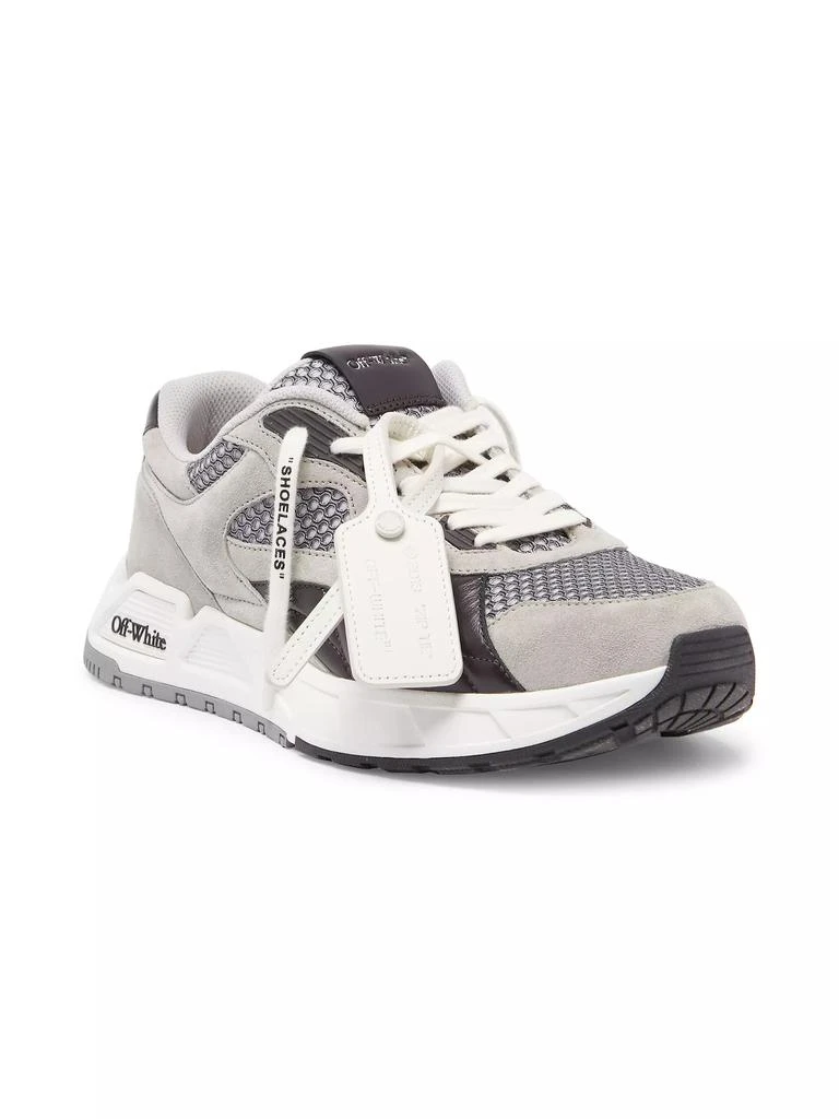 Off-White Kick Off Leather Low-Top Sneakers 2