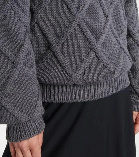 Jil Sander Cable-knit virgin wool sweater 5