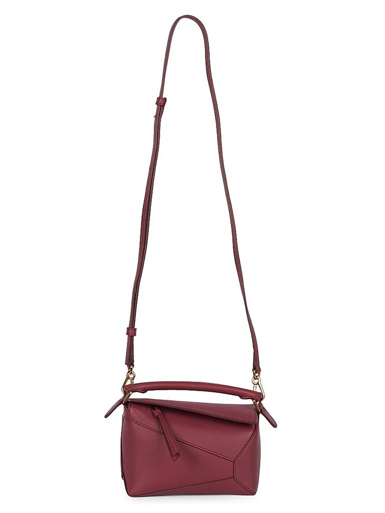 Loewe Mini Puzzle Edge Leather Shoulder Bag - Crossbody Bags