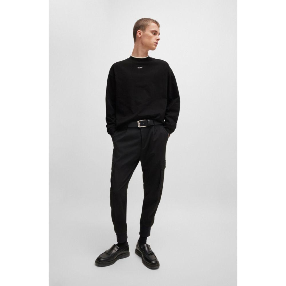 Hugo Boss Cotton-jersey relaxed-fit T-shirt with logo print