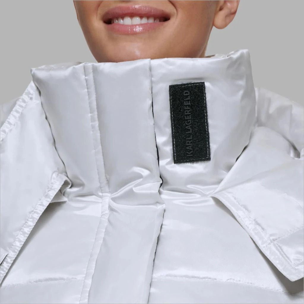Karl Lagerfeld Paris CONTRAST MAXI BELTED PUFFER 4