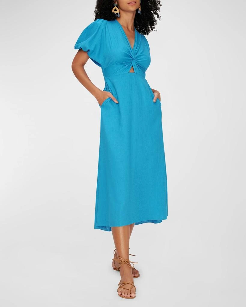 Marjorie Puff Sleeve Midi Dress  On Sale Now with Up to 44% Off | Discover  Exclusive Deals & Savings at BeyondStyle  Authentic Diane von Furstenberg  dresses|Women|women's clothing|women with Limited-Time Discounts,