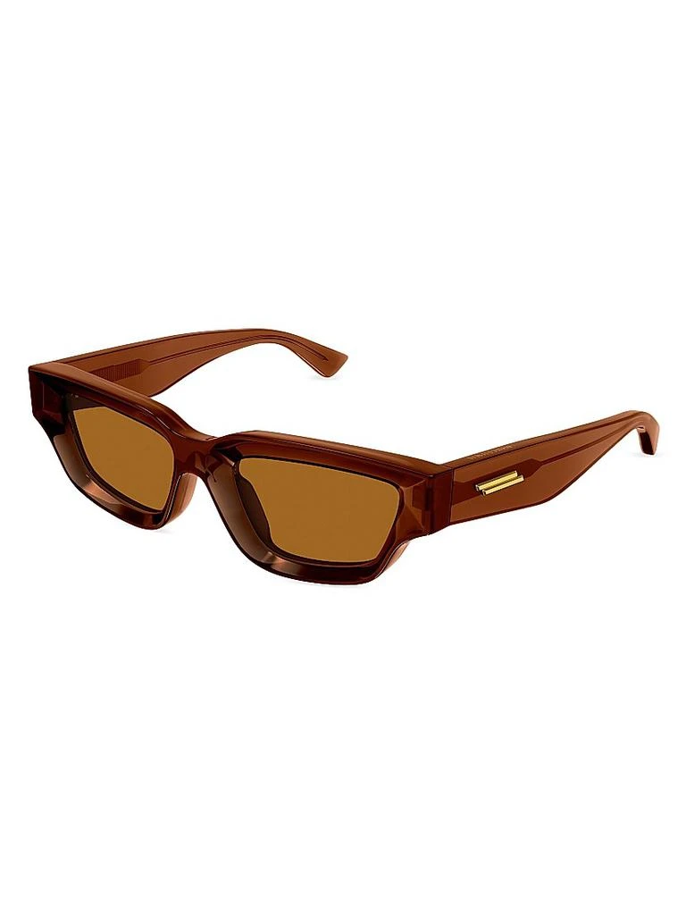 Bottega Veneta Edgy 53MM Rectangular Sunglasses  display picture 1