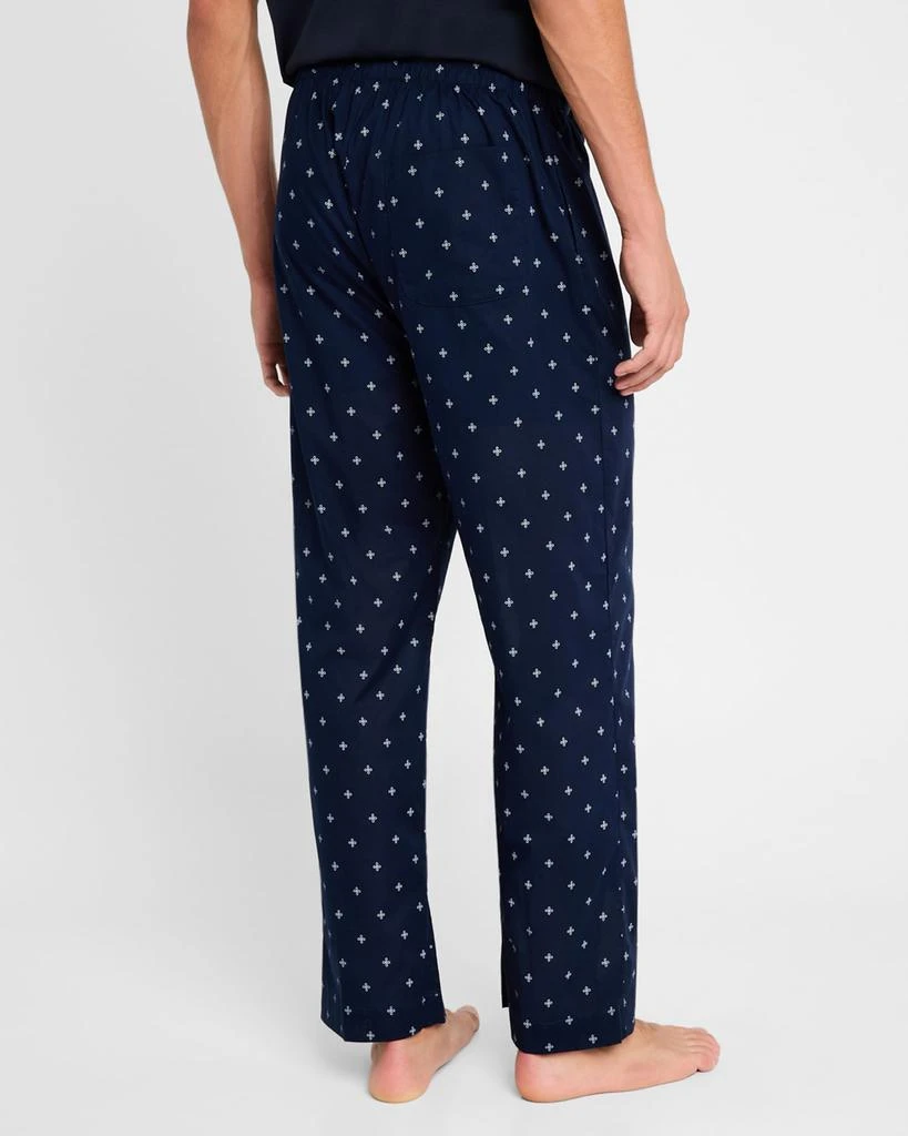 Derek Rose Men's Nelson Cotton Rope-Print Lounge Pants 3