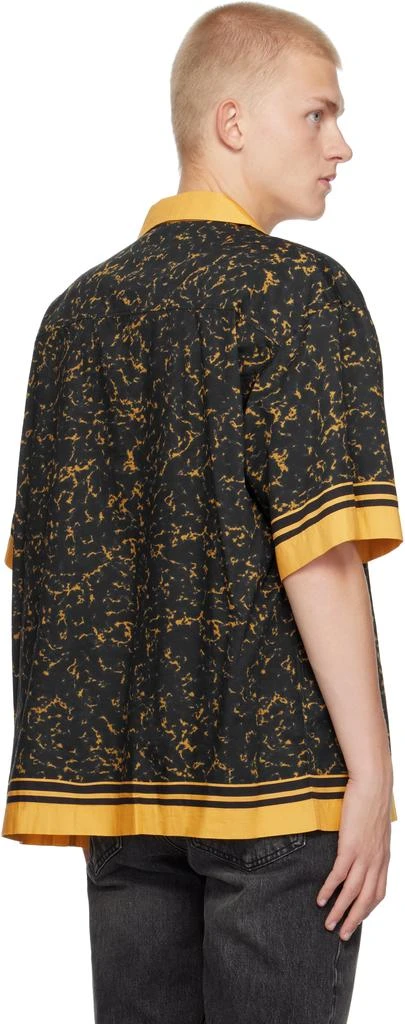 Hugo Boss Yellow & Black Oversize-Fit Shirt 3