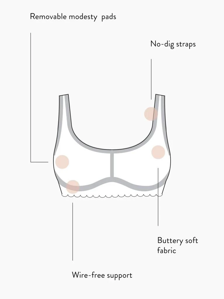 Belly Bandit Scoop Neck Seamless Bra In Nude 3