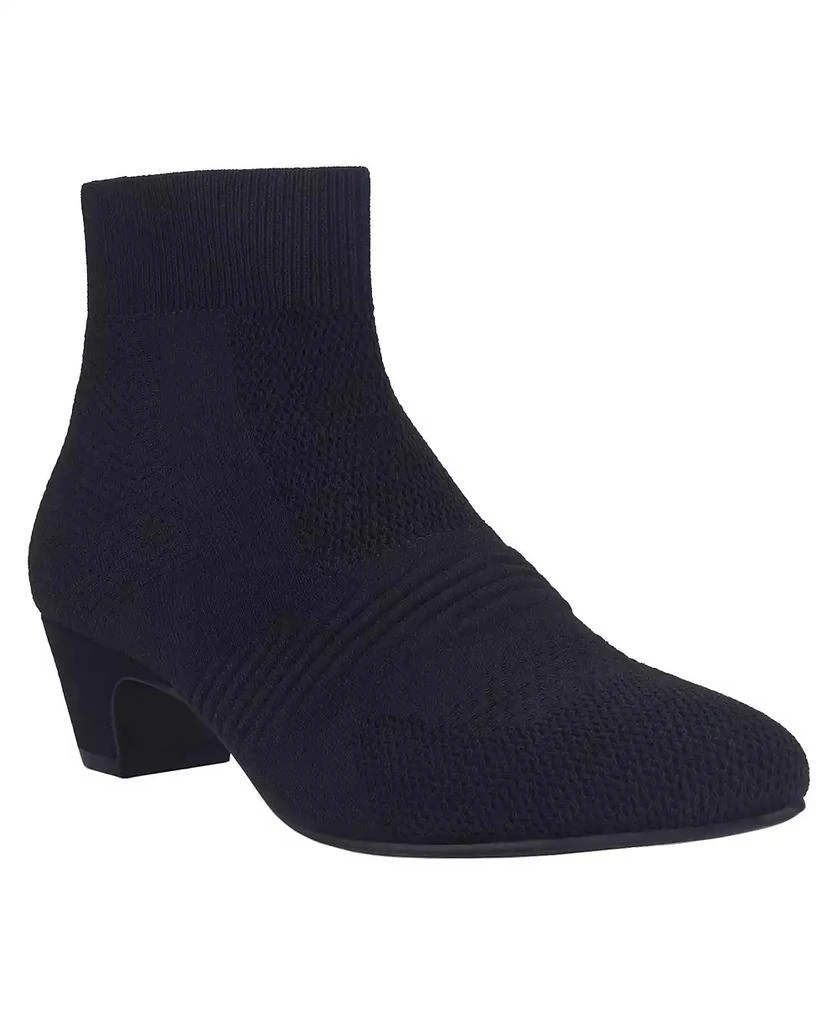 Impo Women's Godina Kitten Heel Stretch Knit Ankle Booties 1