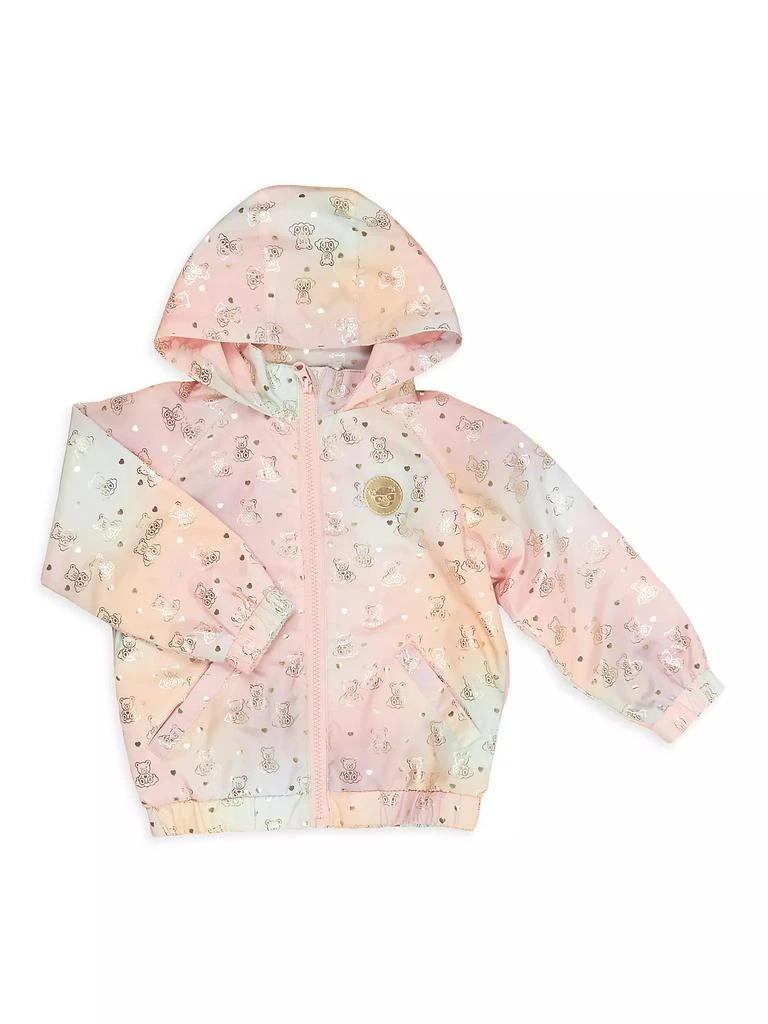 Huxbaby Baby Girl's, Little Girl's & Girl's Cloud Bear Rain Jacket 3