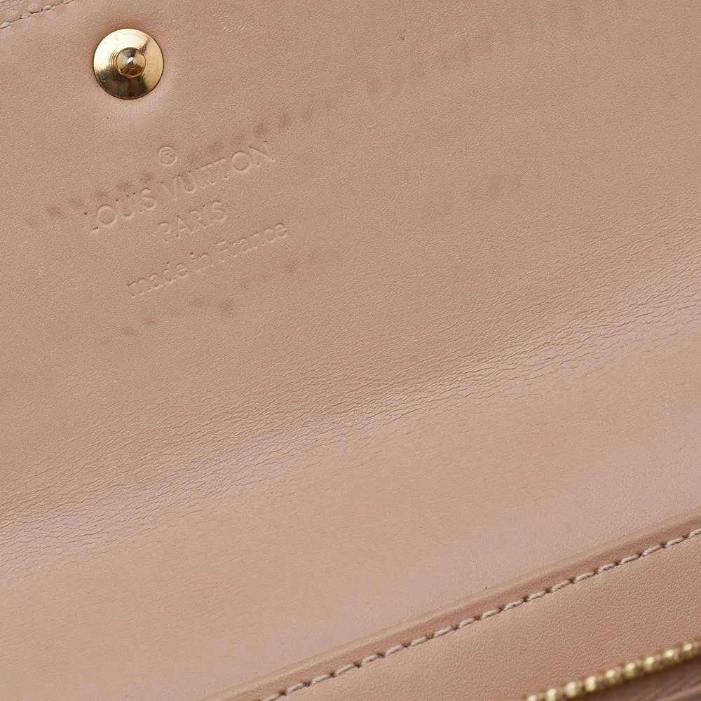 Louis Vuitton Louis Vuitton Rose Florentine Monogram Vernis Sarah Wallet 7