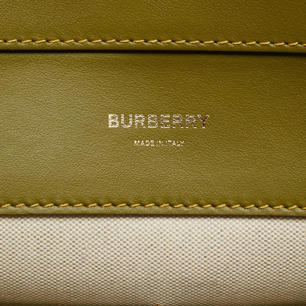 Burberry Burberry Juniper Green/Blue Leather Medium Pocket Tote 8