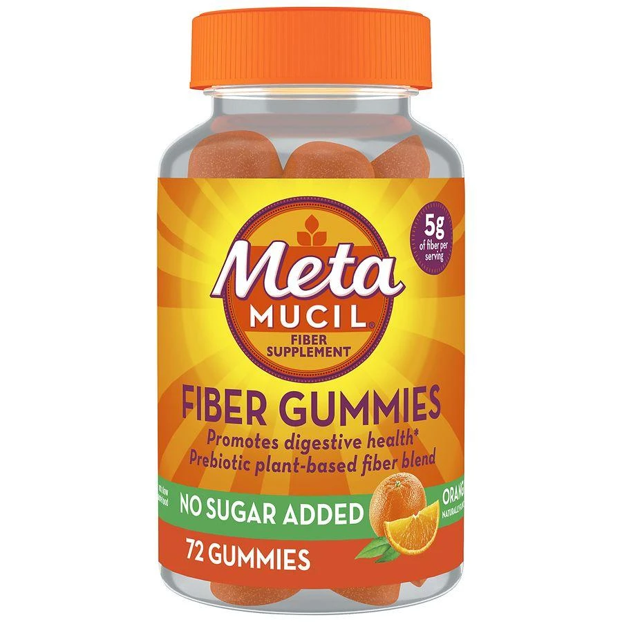 Metamucil Fiber Supplement Gummies Orange