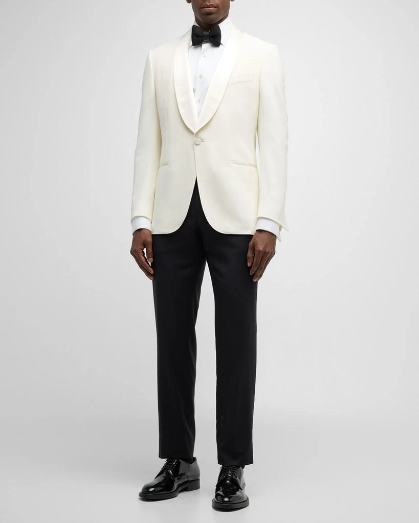 Zegna Men's Wool Shawl Dinner Jacket 2