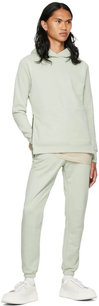 John Elliott Green Hooded Villain Hoodie 4