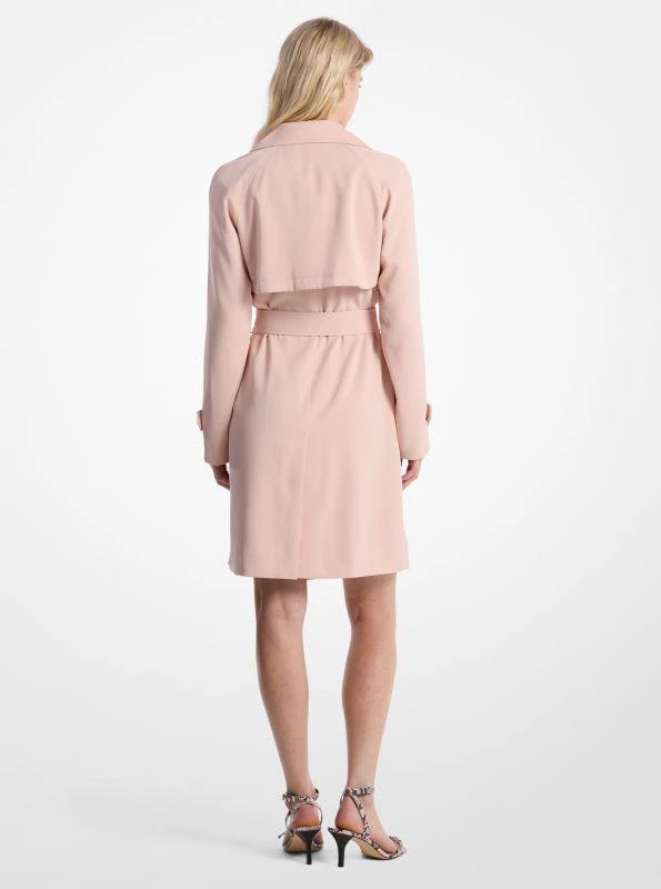 Michael Kors Draped Woven Trench Coat 2