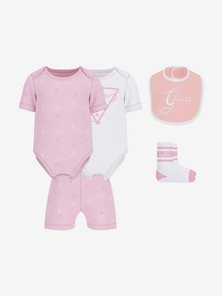 GUESS Baby Girls Bodysuit Set in Pink 1