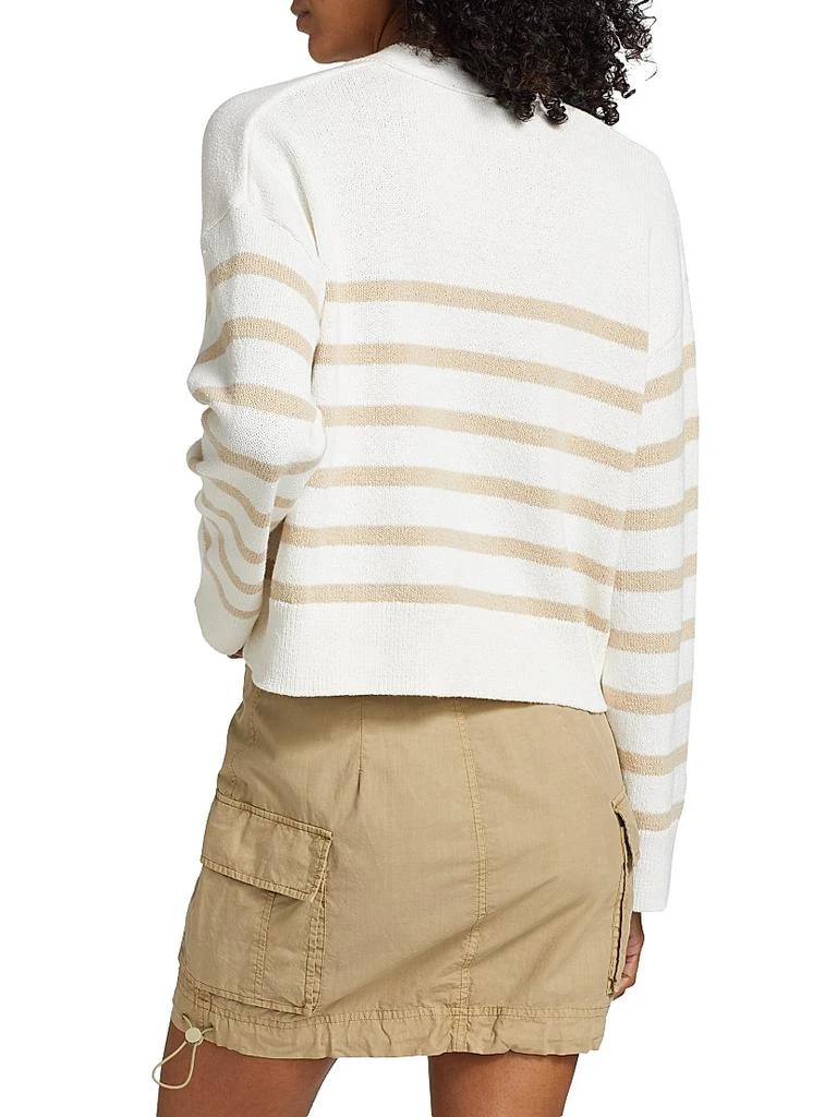 Rails Geneva Striped Cotton-Blend Cardigan 5