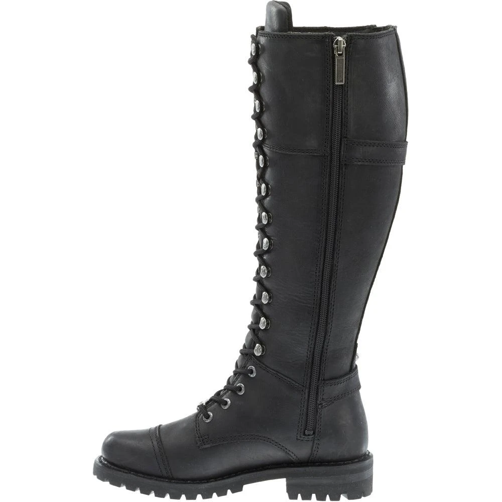 Harley Davidson Beechwood Round Toe Zippered Motorcycle Boots 4