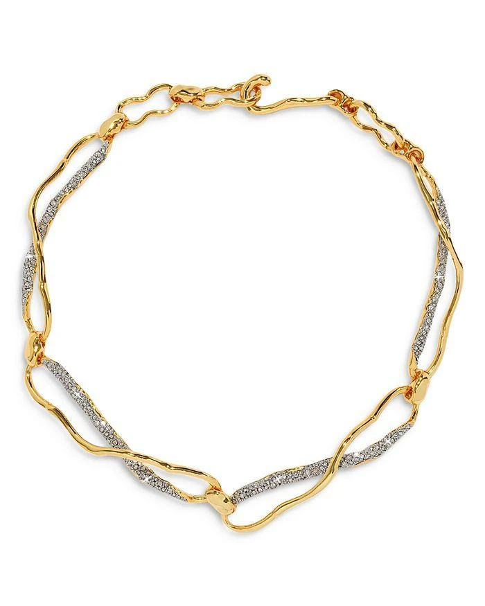 Alexis Bittar Solanales Crystal Infinity Link Necklace, 16" 1