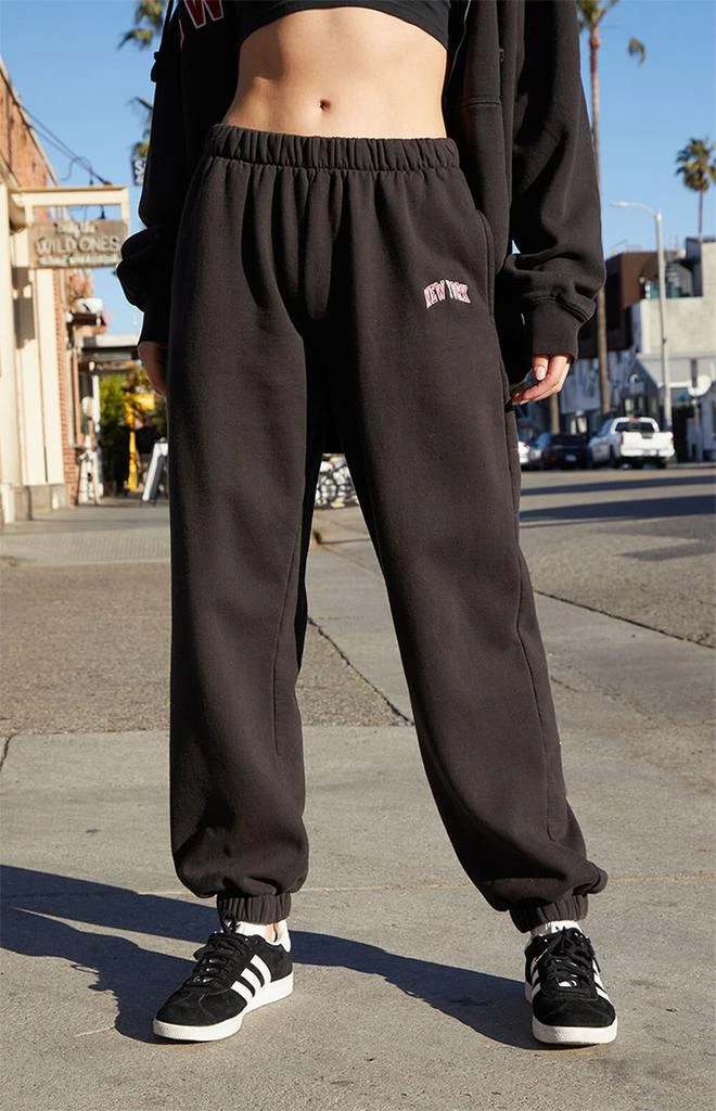 John Galt Black New York Rosa Sweatpants 2