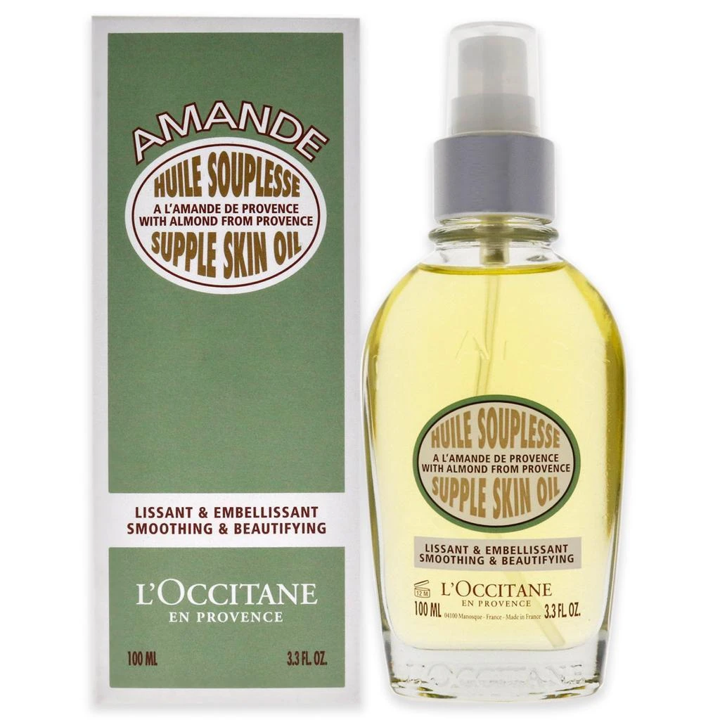 L'Occitane Almond Supple Skin Oil For Unisex 3.4 oz Body Oil 1