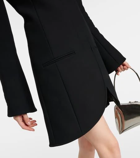 Courrèges Ellipse crêpe coat 5