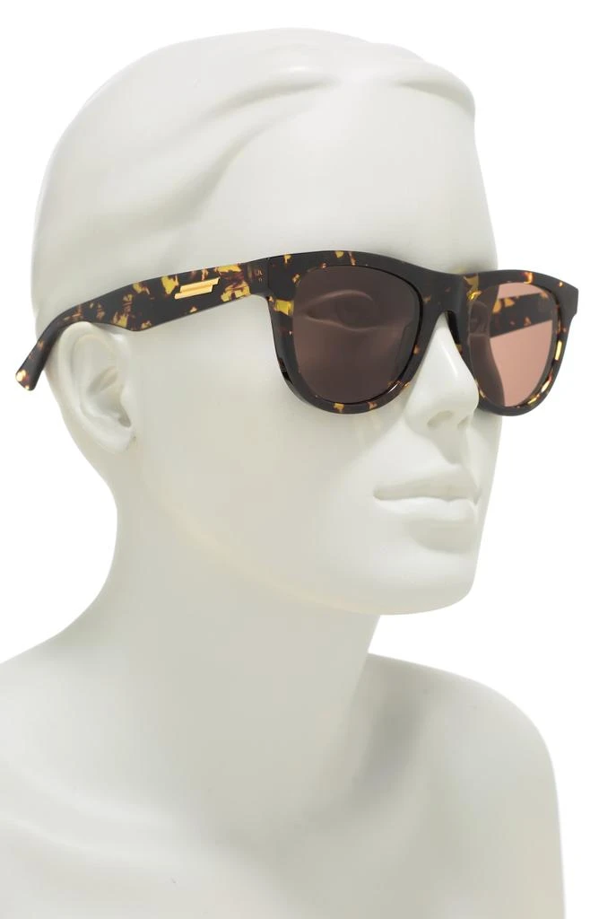 Bottega Veneta 52mm Round Oval Sunglasses 3