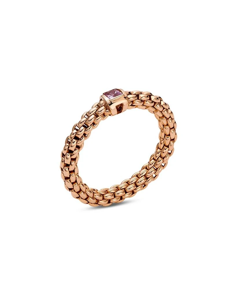 FOPE 18K Rose Gold Souls Pink Sapphire Flex
it Ring 1
