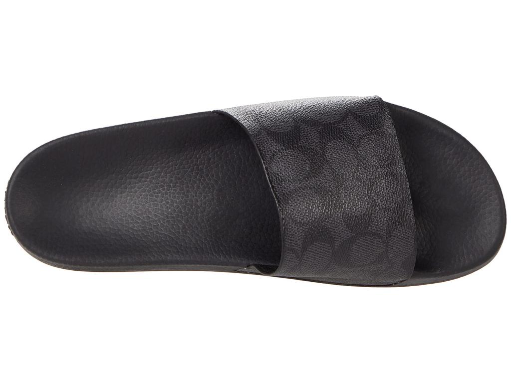 Coach Signature Coated Canvas Pool Slide