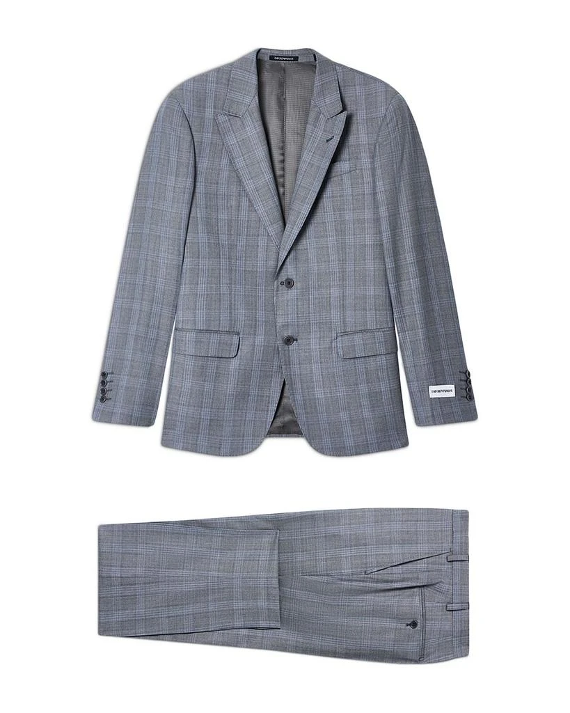 Emporio Armani G Line Regular Fit Single Breasted Peak Lapel Suit in Super 130s Virgin Wool 5