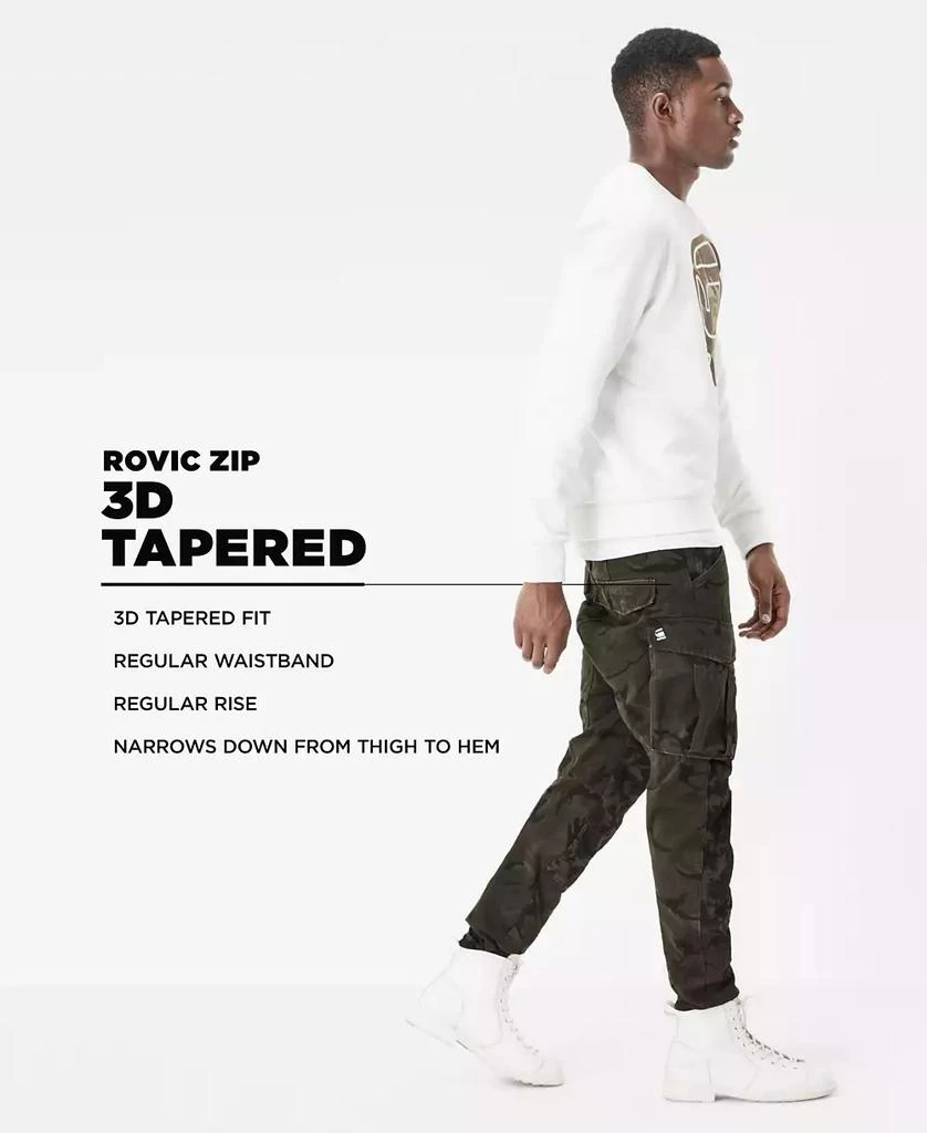 G-Star Men's Rovic Zip 3D Straight Tapered Cargo Pant 6