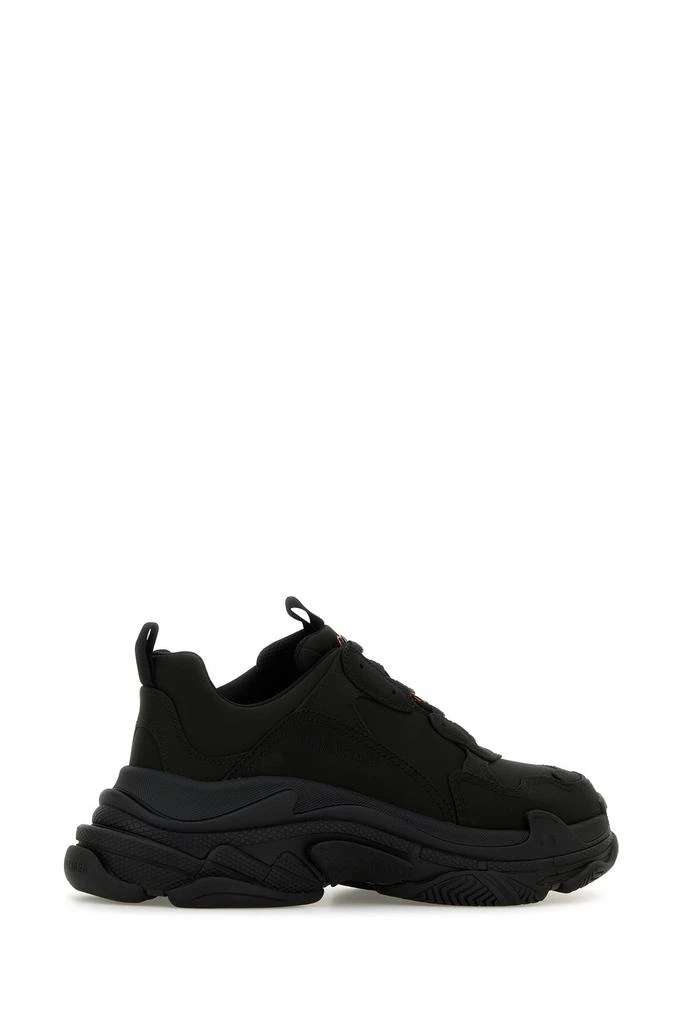 Balenciaga Black satin Triple S sneakers 2