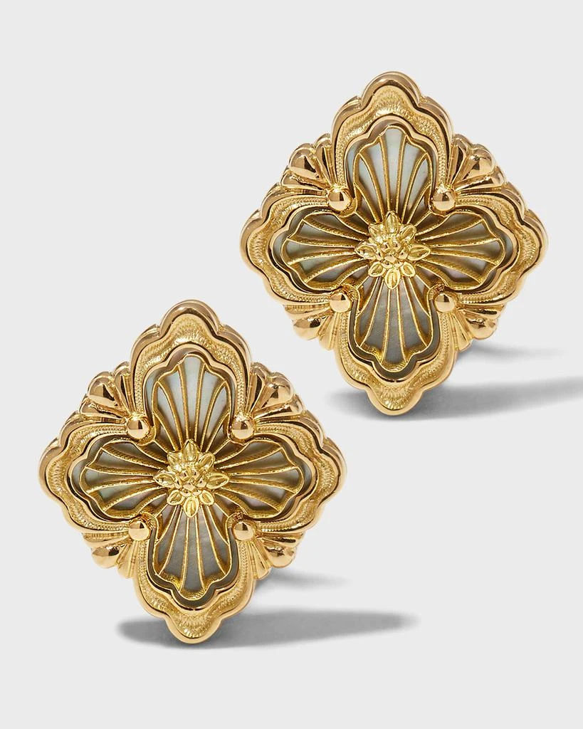 Buccellati Opera Tulle 18K Gold Mother-of-Pearl Earrings 1