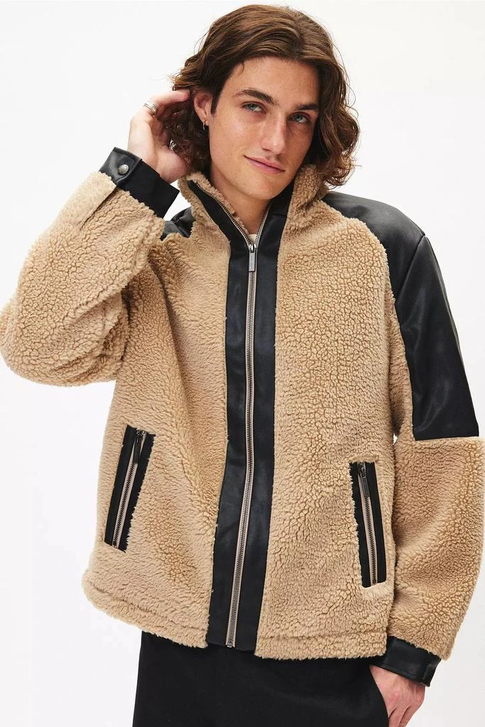 Native Youth Native Youth Piled Fleece Jacket 1