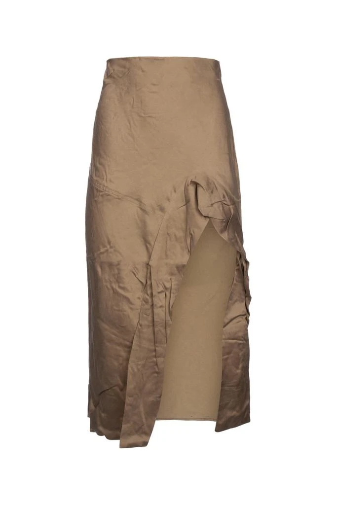Yuzefi Yuzefi Ruffled Detail Cut-Out Midi Skirt 1