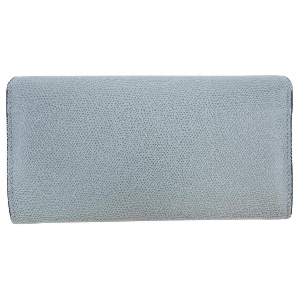 VALEXTRA Leather Long Wallet (Tri-Fold) (Pre-Owned)