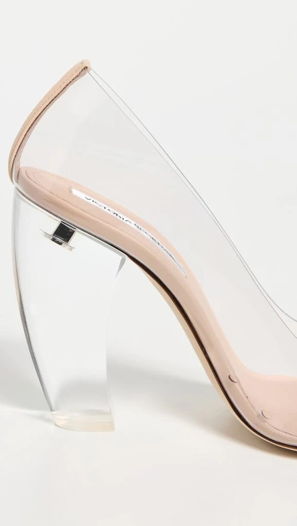 Victoria Beckham PVC Banana Plexi High Heel Pumps 5