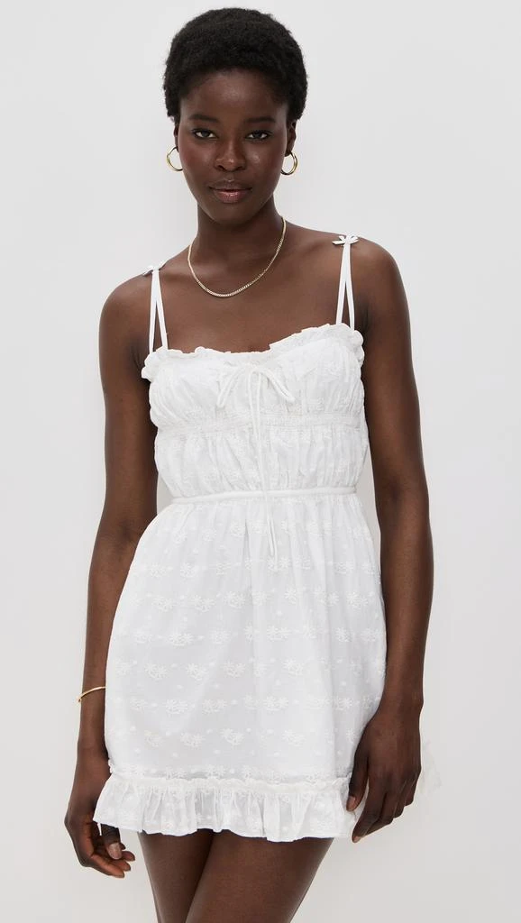 For Love & Lemons Edie Eyelet Slip Dress 7
